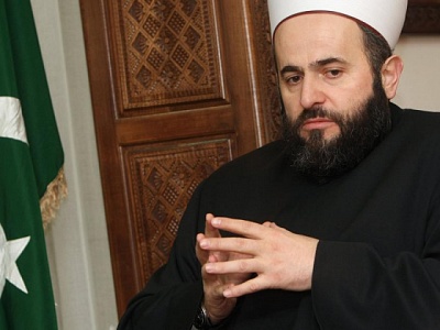  سماحة المفتي يعزي بوفاة الدكتور معمر زوكورليتش المفتي السابق لصربيا