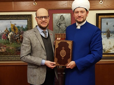 Damir Mukhetdinov discussed cooperation issues with the Adviser of the Turkish Embassy in the Russian Federation