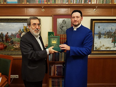 Meeting with the newly appointed Director of the Representative Office of Al-Mustafa International University in Moscow