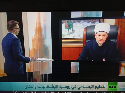 Дамир Мухетдинов принял участие в передаче на канале RT-Arabic